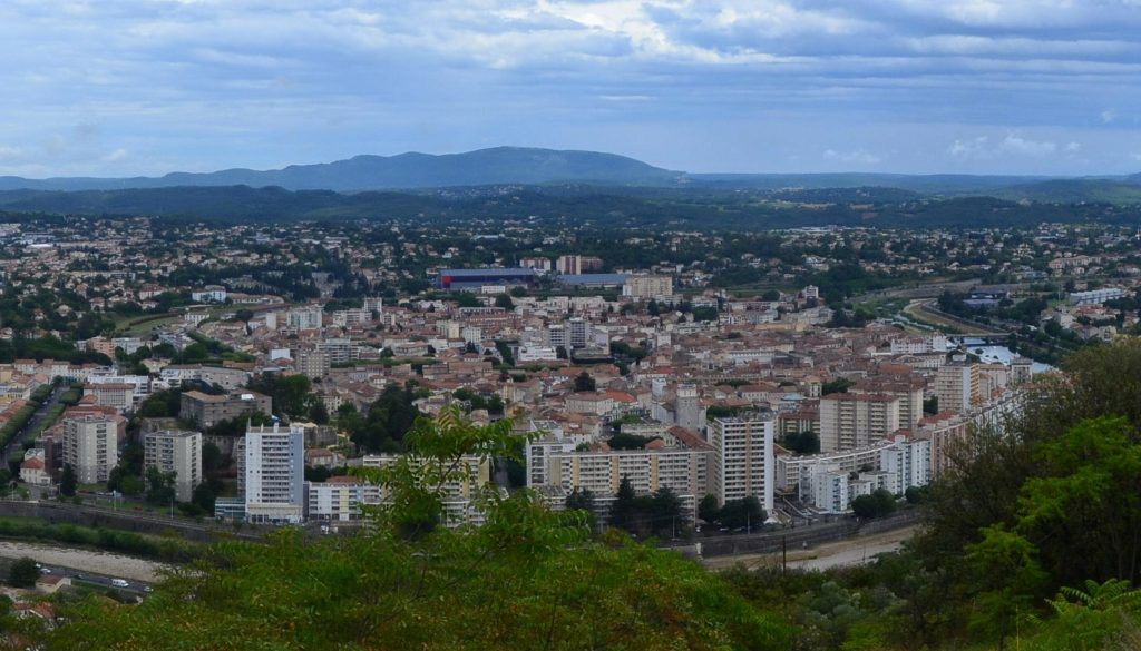 Vue de Alès