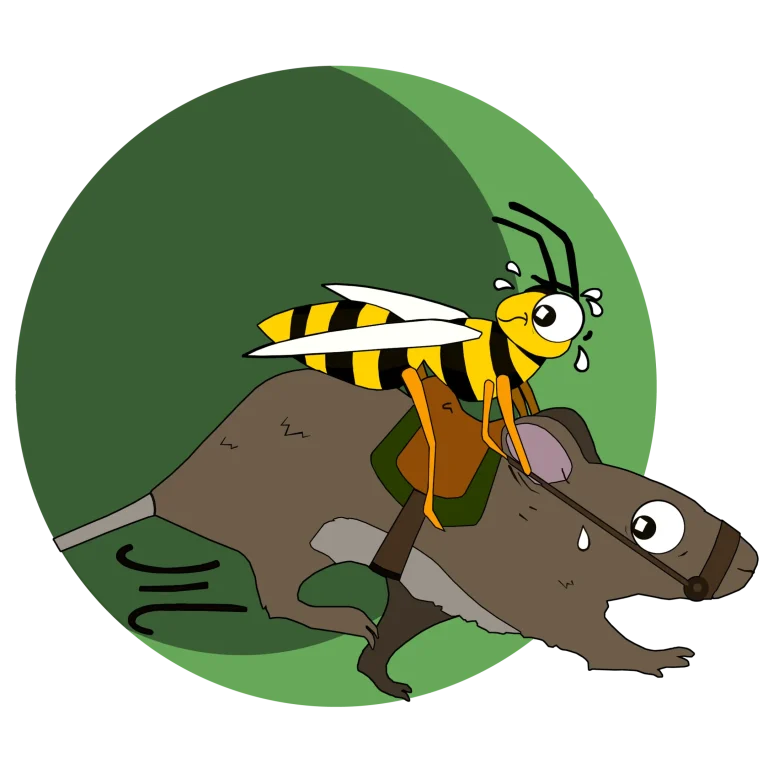 La Guêpe qui Souris – Destruction frelon et dératisation - logo